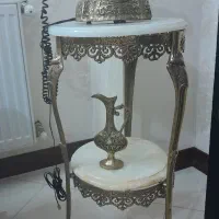 میز تلفن وتلفن برنز
