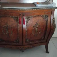 اینه کنسول دودرب   تمام چوب  نو