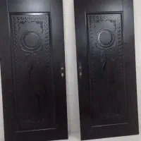۲ درب چوبی در حدنو|مصالح و تجهیزات ساختمان|برازجان, |دیوار
