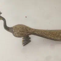 مجسمه طاووس برنجی