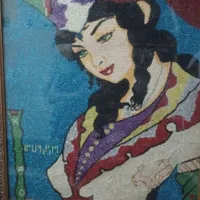 تابلو ابریشم لمع کوب لند