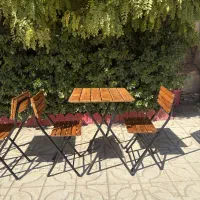 میز و صندلی چوبی (جهان مبل)
