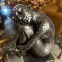 مجسمه پازل رنگ بژ ارتفاع ۵۰