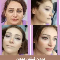 میکاپ و شنیون تخصصی VIP با تخفیف ویژه تا ۳۰ آبان|خدمات آرایشگری و زیبایی|لاهیجان, قیام|دیوار