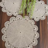 رومیزی مکرومه