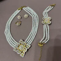 ست سرویس  بدلیجات مرواریدی زنانه