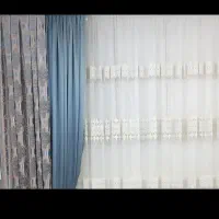 پرده تور ۱۵ متر تمیز شسته شده