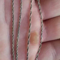 زنجیر نقره ایتالیایی شیک