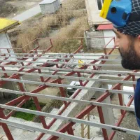 جوشکاری ساختمان ،سقف شیروانی،حلب و..