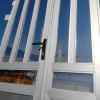 درب آلومینیومی دو لات بدونه چهار چوب