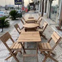 میز صندلی تاشو و میز غذا خوری