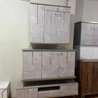 ست کنسول و آینه سرویس چوبی جهیزیه اینه کنسول|بوفه، ویترین، کنسول|تهران, شهید رجایی|دیوار