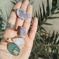 آویز گردن سنگ طبیعی خاص