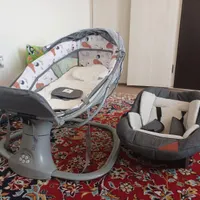 گهواره برقی و کریر نوزاد|اسباب و اثاث بچه|بروجرد, |دیوار