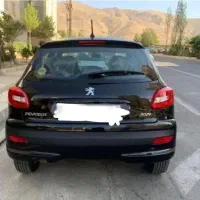 ۲۰۷ صفر مشکی متالیک ارتقا یافته سقف پانا|خودرو سواری و وانت|سمنان, |دیوار