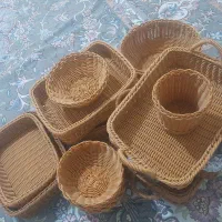 انواع سبدبافتنی موجوداست|صنایع دستی و سایر لوازم تزئینی|قزوین, |دیوار