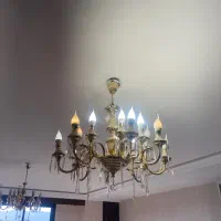 لوستر طلایی و دیوارکوب
