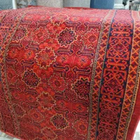 شهرموکت*کناره فرش فانتزی طرح بلوچ|گلیم، جاجیم، گبه|قم, امامزاده ابراهیم|دیوار