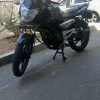 موتور پالس دو شمع مشکی متالیک استارتی