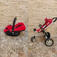 کالسکه و کریر برند مکسی کوزی مدل کوئینی کاملا سالم