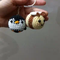 جا کلیدی زیبا پنگوئن و زنبور