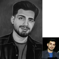 سفارش نقاشی در تکنیک سیاه قلم|تابلو، نقاشی، عکس|مرودشت, فرهنگ|دیوار