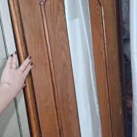 کمد لباسی(یک رگال چوبی +یه طبقه کوچیک پایین+آیینه|جاکفشی، کمد، دراور|بندرعباس, |دیوار