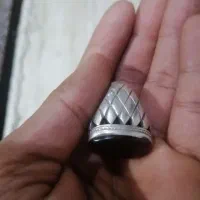 انگشتر نقره درشت و سنگین دست ساز