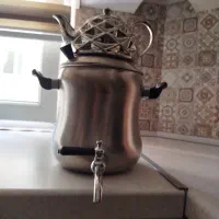 کتری چهار لیتری استیل نو لیتون با قوری|قوری، کتری، قهوه‌ساز دستی|تهران, شهرک ولیعصر شمالی|دیوار