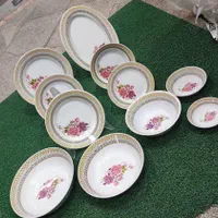 سرویس ملامین گل دیاموند نشکن استاندارد|ظروف سرو و پذیرایی|مشهد, کارمندان دوم|دیوار