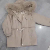 پالتو خز دار وارداتی و شلوار جین گت دارزغالی