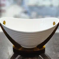 ظروف سرامیکی پایه چوبی|ظروف سرو و پذیرایی|یزد, |دیوار