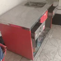 چهار چرخ ساندویچ ومیز ویترینی استیل|فروشگاه و مغازه|هشتگرد, فاز ۷ مهستان|دیوار