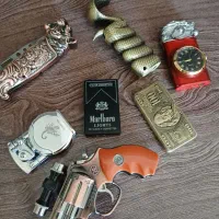 دوعدد فندک اتمی یکی عکس دلار آمریکا شعله رنگی|کلکسیون و سرگرمی|سمنان, |دیوار