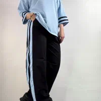 ست تیشرت شلوار الو نواردوزی زنانه