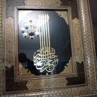 تابلو مسی با قاب خاتم کاری50/45 cm