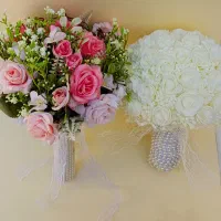 دسته گل عروس|گل مصنوعی|شیراز, اصلاح‌نژاد|دیوار