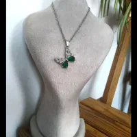 اکسسوری گردنبند پروانه فولنگین دخترانه