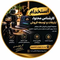 استخدام کارشناس محتوا و تبلیغات حضوری