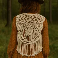 سفارش انواع جلیقه مکرومه پذیرفته میشود|لباس|هشتگرد, فاز ۲ مهستان|دیوار