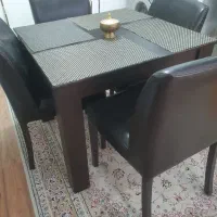 میز نهارخوری چهار نفره|میز و صندلی غذاخوری|فردیس, ثابتی|دیوار