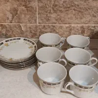 سرویس چینی چای خوری و قهوه خوری ژاپنی ویکتوریا نو|ظروف سرو و پذیرایی|اصفهان, خواجو|دیوار
