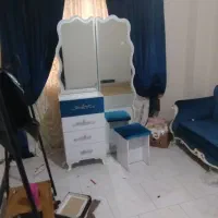 تخت دو نفره بدون تشک سالم|تخت و سرویس خواب|آستانه اشرفیه, |دیوار