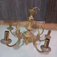 دو عدد لوستر برنز سالم