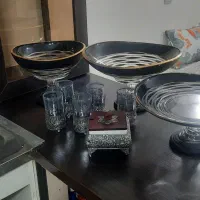 شیرینی خوری و میوه خوری و آجیل خوری و فنجان قندان