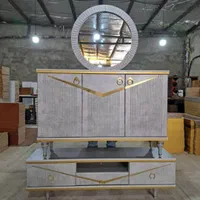 کنسول با آینه(جاکفشی )|بوفه، ویترین، کنسول|قزوین, |دیوار