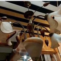 لوستر چهار شاخه ،مدل ابر و باد