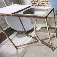 سینک وتخته خرد کن مرغ