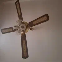 دو عدد پنکه چوبی اصل