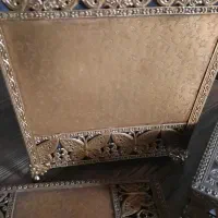 سطل وجای دستمال فلزی پیوتر